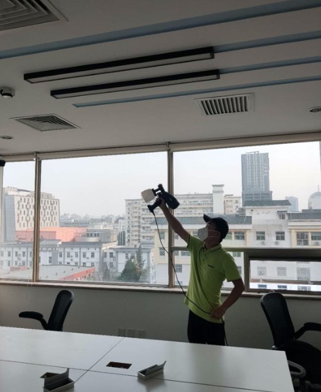 北京市海淀区中电信息大厦办公室除甲醛检测治理项目